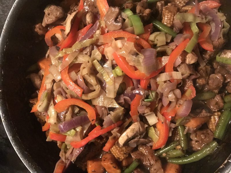 Minted Lamb Stir Fry – Add veg 2 Minted Lamb Stir Fry - Add veg 2