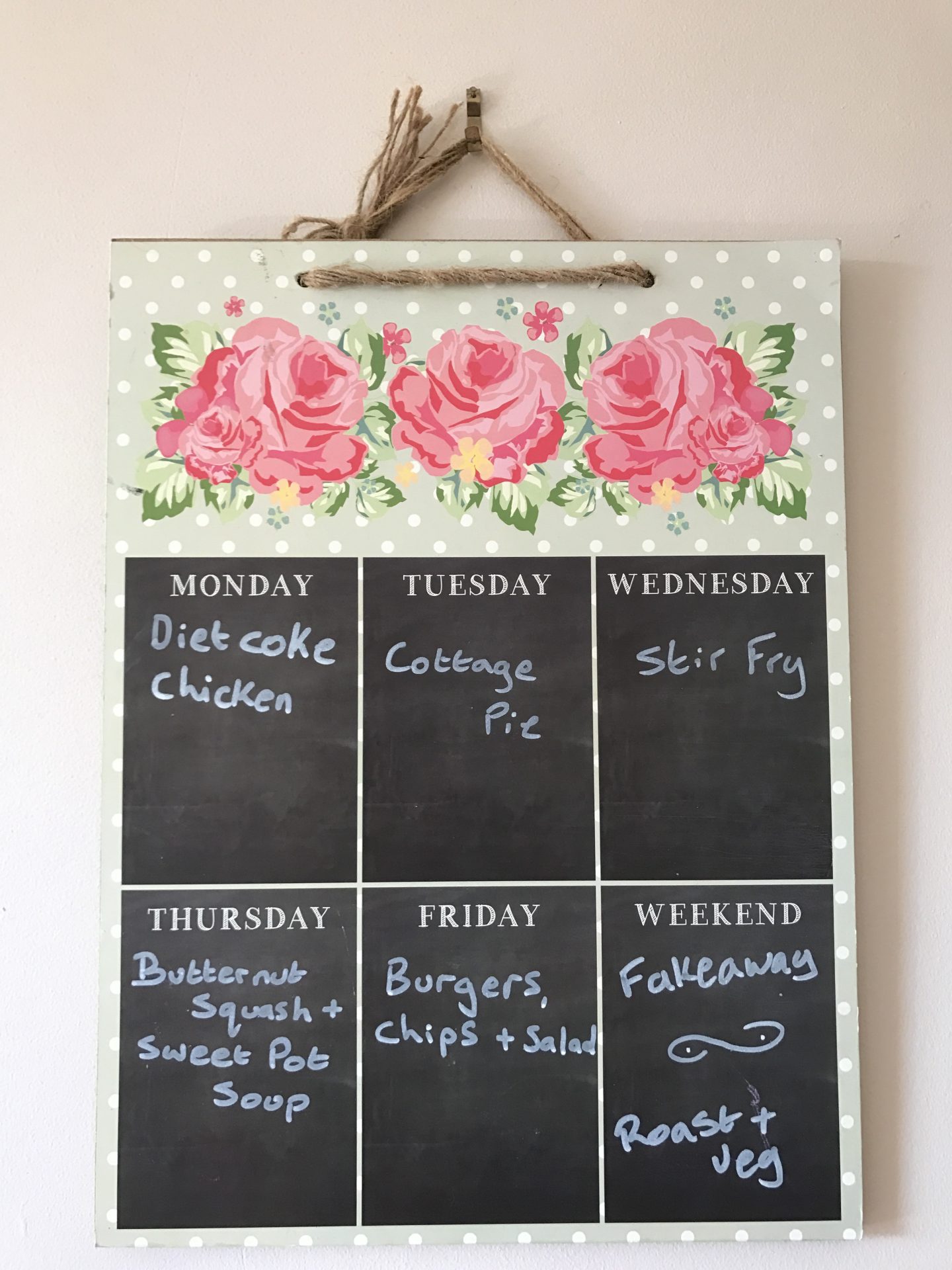 Meal Plan Board