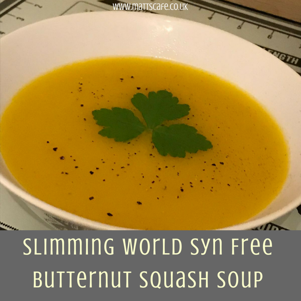 Slimming World Syn Free Butternut Squash Soup