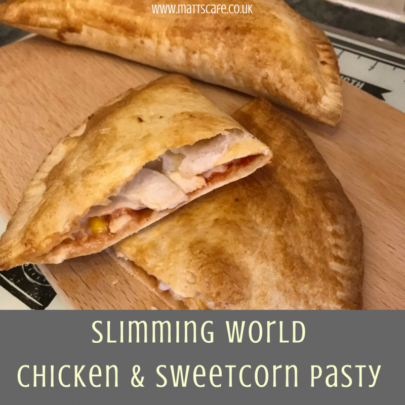 Slimming World Syn Free Chicken and Sweetcorn Pasty