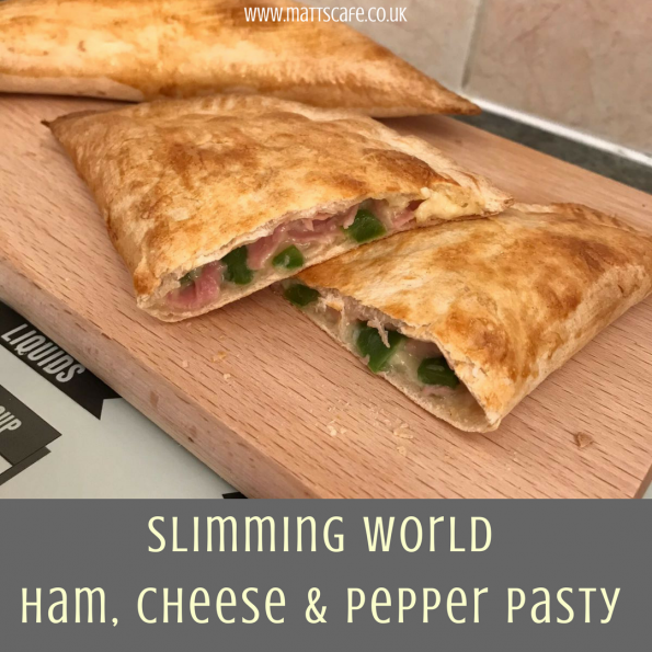 Slimming World Syn Free Ham cheese and pepper pasty