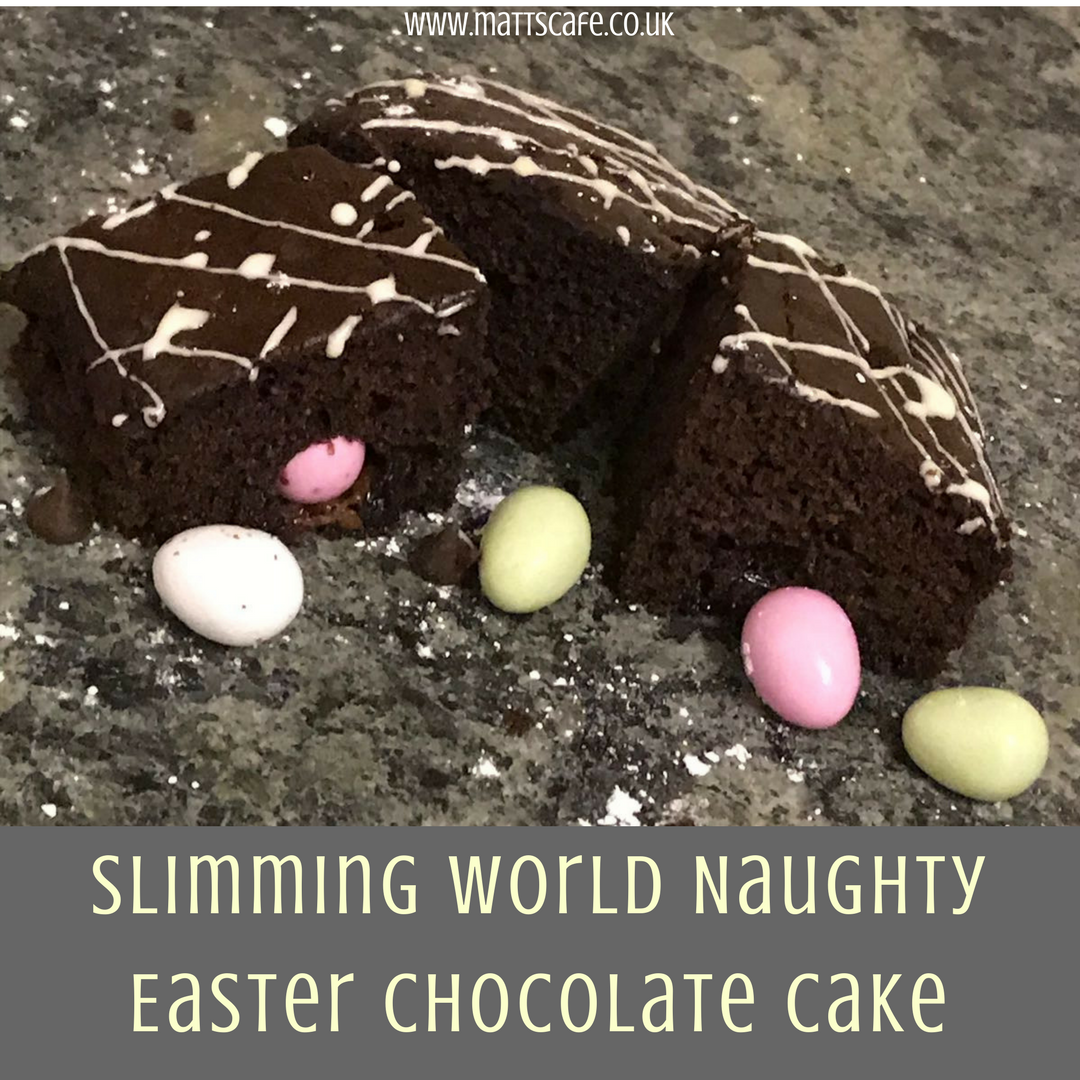Slimming World Naughty Easter Chocolate Cake