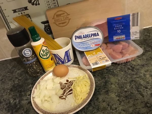 Slimming World Syn Free Chicken Spaghetti Carbonara – ingredients Slimming World Syn Free Chicken Spaghetti Carbonara - ingredients