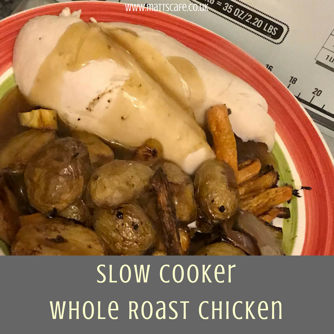 Slow Cooker Whole Roast Chicken - FEATURE