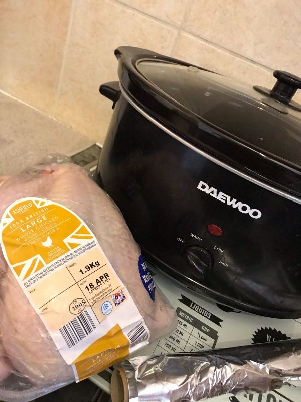 Slow Cooker Whole Roast Chicken – ingredients