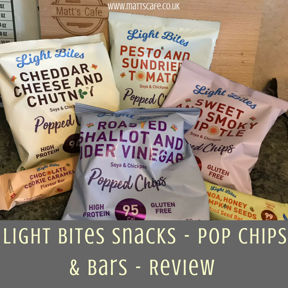 Light Bites Snacks - Pop Chips & Bars - Review - insta