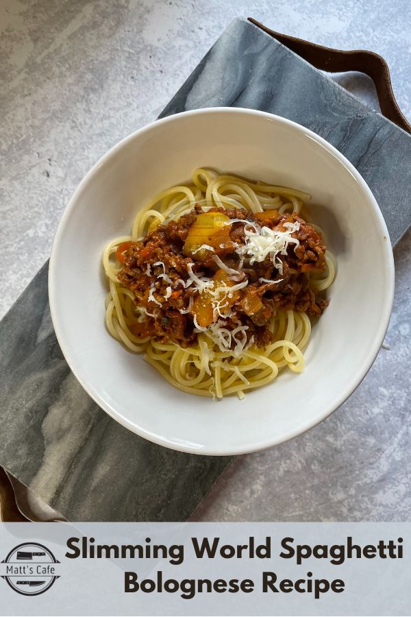 Slimming World Spaghetti Bolognese recipe