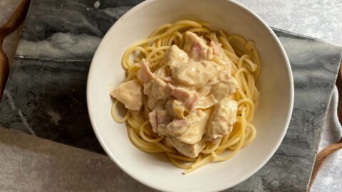 Slimming world Chicken Spaghetti Carbonara Recipe (1)