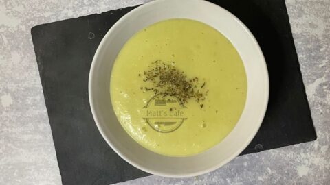 Low Calorie Dairy Free leek potato soup recipe