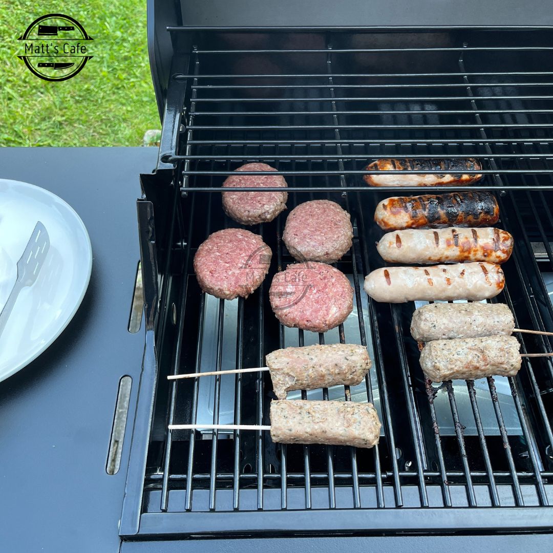 Food on the BBQ Cooking