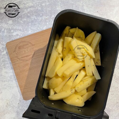 HomeMade Air Fryer Chips Healthy Recipe Matt's Cafe