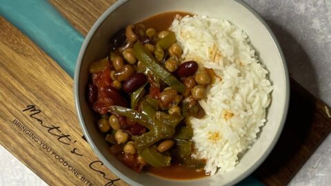 Vegetarian Slow Cooker Three Bean Chilli Recipe