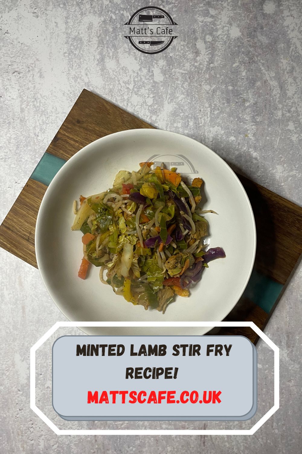 minted lamb stir fry recipe