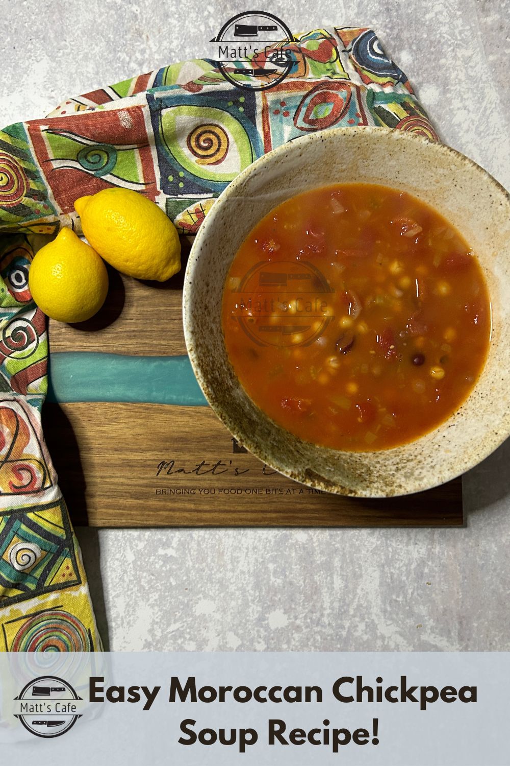 easy moroccan chickpea soup recipe