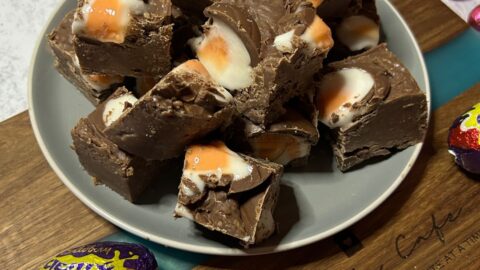 air fryer creme egg fudge