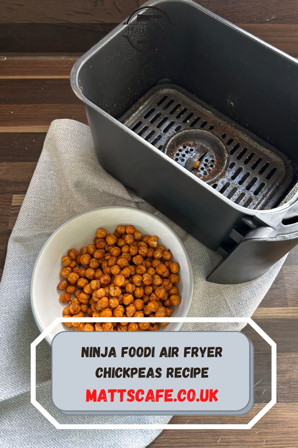 Ninja Foodi Air Fryer Chickpeas Recipe